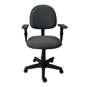 Cadeira Secretaria Giratória Com Braço