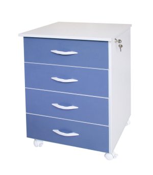 Gaveteiro Mesa De Cabeceira Multiuso 4 Gavetas