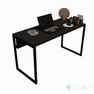 Mesa P/ Escritório Mdp/Metal Escrivaninha